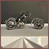 Steampunk Metal Motosiklet Maketi – Koleksiyoner ve Bikerlar İçin Hediye- Mükemel orijinal tasarım