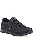 Kevın Siyah Siyah Rahat Taban Günlük Yürüyüş Koşu Erkek Sneaker Spor Ayakkabı KEVIN-5045