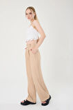 Keten Karışımlı Kore Model Palazzo Pantolon