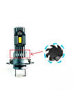 H7 Mini Fanlı Led Oto Ampul 2'li Set