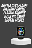 Akıllı Saat Çok Fonksiyonlu Uyku Takibi Adımsayar Nabız Ölçer Arama Cevaplayan