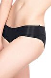 Kadın 2818 Lazer Kesim Slip Korse Siyah