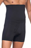 Xxx Siyah E1005 Erkek Yüksek Bel Double Boxer Korse Xxx
