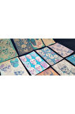 Sugar Skull Kuru Kafa 24 Adet Bullet Journal Vintage Kağıt Seti Scrapbook