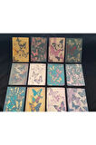Kelebekler - Butterflies (24 Adet) Bullet Journal Vintage Kağıt Seti Scrapbook