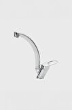 Modern Krom Kuğu Mutfak Lavabo Bataryası | 40'lık | Pirinç | Garantili | Lüx, Modern Ve Şık Armatür