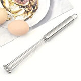 Yeni Nesil Ayarlanabilir Paslanmaz Çelik Metal Boncuk Top Uçlu Yumurta Çırpıcı Sos Karıştırıcı