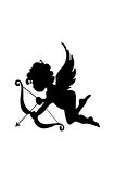Eros Aşk Meleği Sticker (Oto-Motor-Laptop-Duvar-Dekor) 20 x 20 cm