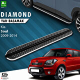 S-Dizayn Kia Soul Diamond Krom Yan Basamak 173 Cm 2009-2014 A+ Kalite