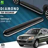 S-Dizayn Kia Sportage 2 Diamond Krom Yan Basamak 173 Cm 2004-2010 A+ Kalite