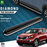 S-Dizayn Kia Sportage 3 Diamond Krom Yan Basamak 173 Cm 2010-2016 A+ Kalite