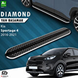 S-Dizayn Kia Sportage 4 Diamond Krom Yan Basamak 173 Cm 2016-2021 A+ Kalite