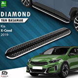 S-Dizayn Kia XCeed Diamond Krom Yan Basamak 183 Cm 2019 Üzeri A+ Kalite