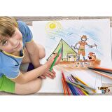 Bic Pastel Boya Kalemi 12'li + Kuru Boya Kalemi 12'li + Yıkanabilir Keçeli Boya Kalemi 12'li