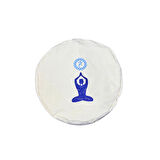 CASUGO Yoga ve Meditasyon Minderi Kılıfı  Renkli Çakra Baskılı - Karabuğday Dolgulu Minder İçin Yedek Kılıf