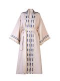 Taş Rengi Uzun Kimono