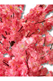 Kırık Pembe Bahar Dalı 200 Cm 30x30 Metal Saksı