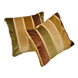 Maki Home Dekoratif Koltuk Kanepe Kadife Kırlent Kılıfı 2 Adet 42x42 cm Model 09