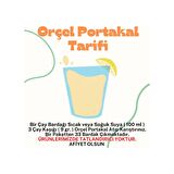 Orçel Portakal + Kuşburnu + Kivi Aromalı İçecek Tozu Oralet Çay 3 x300gr.