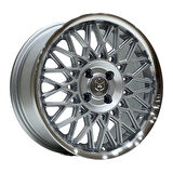 6 X 14 TORK-3375 4X100 ET25 73.1 SILVER+LIP MACHINED