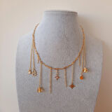 Kutup Yıldızı Nar Charmlı Paslanmaz Çelik Kolye