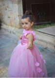 Çocuk Abiyesi Kuyruklu Çiçekli