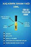 Kaş Kirpik Bakım Yağı 10 ml Organik Argan Yağlı Doğal E Vitaminli