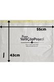 Büzgülü Çöp Torbası - 55cmx43cm - Kedi Kumu Poşeti 12x15 Toplam 180 Poşet