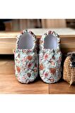 Bohem Çiçekler Organik Pamuk Kreş-Ev Patiği