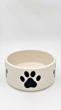 Seramik Kedi Ve Köpek Mama Su Kabı - 2 Adet (12.5 CM, 400 ML)