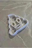 Just3dprintings Kaka Emoji Kurabiye Kalıbı - Poo Tasarımı