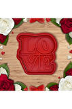 Just3dprintings Love Şekilli Kurabiye Kalıbı