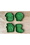 Just3dprintings Yılbaşı Temalı Kurabiye Kalıbı Seti V3
