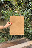 20x10x25cm Kraft Çanta 25 Adet