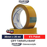  ÇİFT TARAFLI FİLMİK BANT 36MM X 20 MT