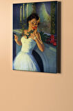 Sayılarla Boyama Seti Kasnaklı Gelin Ve Gül 60 X 75 Cm