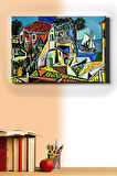 Sayılarla Boyama Seti Kasnaklı Kitaptaki Ev 60 X 75 Cm