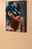 Sayılarla Boyama Seti Kasnaklı Maskeli Kedi Kadın 60 X 75 Cm