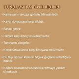 Gümüş Firuze Taş Kuzey Yıldızı Kolye (Kutup Yıldızı)