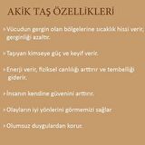 Gümüş Kasa Lacivert Akik Taşlı Kolye Ucu