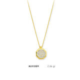 Yuvarlak Taşlı Kolye