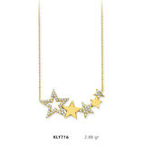 Sıralı Yıldız Kolye