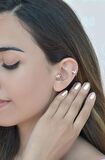 Kelebek Halka Piercing Tragus Helix Kıkırdak Küpesi