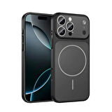 iPhone 15 Pro Uyumlu AG Glass Koruyucu Kılıf (iPhone 17 Pro Max Görünümlü)