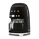 Smeg 50'S Style Siyah Kettle - 1x2 Ekmek Kızartma Makinesi Ve Filtre Kahve Makine Seti KLF-TSF-DCF
