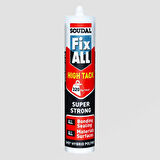 Soudal Fix All High Tack Süper Güçlü Yapıştırıcı Beyaz Silikon 290ml