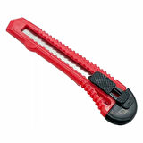 Master Maket Bıçağı Falçata Plastik Kırmızı 18mm