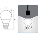 Panasonic Beyaz Led Lamba 8.5W E27 860LM 6500K
