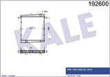 Kale 0226301AB Motor Su Radyatörü- Ford Cargo 2524-3230 (Borusuz) (Al Brz) 6C468005AA