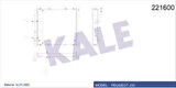 Kale 0405061AB Motor Su Radyatörü Karsan J10 2.3JTD 1 Sıra Alb Sistem 20018594069